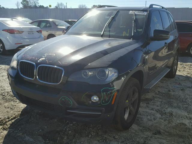 5UXFE43519L272920 - 2009 BMW X5 XDRIVE3 BLACK photo 2