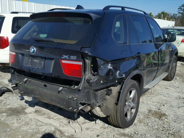 5UXFE43519L272920 - 2009 BMW X5 XDRIVE3 BLACK photo 4