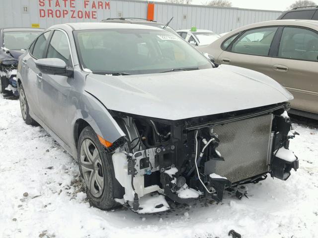 19XFC2F54GE047727 - 2016 HONDA CIVIC LX SILVER photo 1