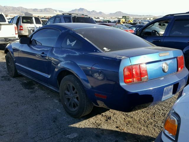 1ZVFT80N365168218 - 2006 FORD MUSTANG BLUE photo 3