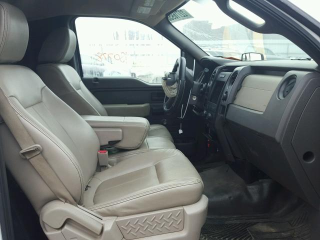 1FTRF12WX9KC32149 - 2009 FORD F150 WHITE photo 5