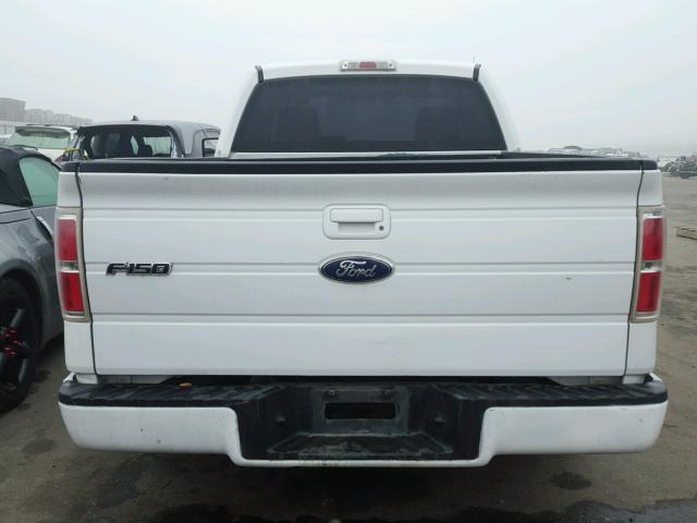 1FTRF12WX9KC32149 - 2009 FORD F150 WHITE photo 6