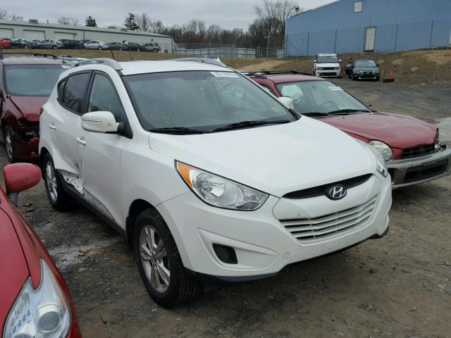 KM8JU3AC8CU389787 - 2012 HYUNDAI TUCSON GLS WHITE photo 1