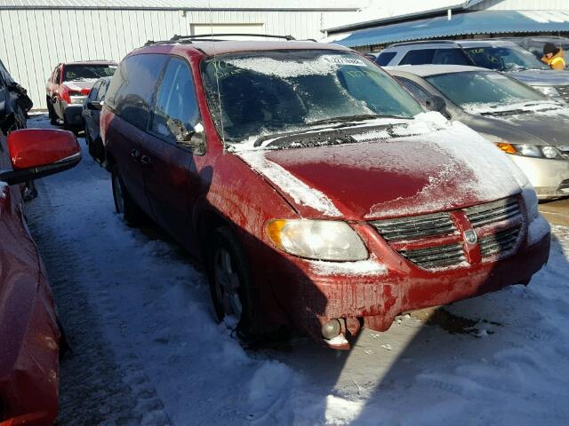 2D4GP44L25R458550 - 2005 DODGE GRAND CARA RED photo 1