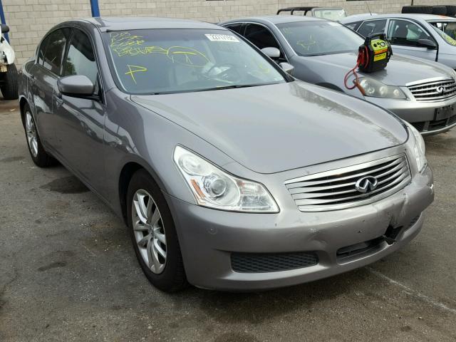 JNKCV61E19M010293 - 2009 INFINITI G37 BASE GRAY photo 1