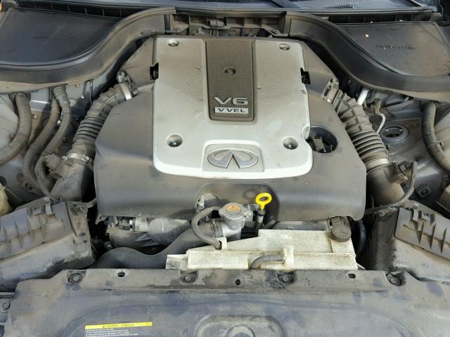 JNKCV61E19M010293 - 2009 INFINITI G37 BASE GRAY photo 7