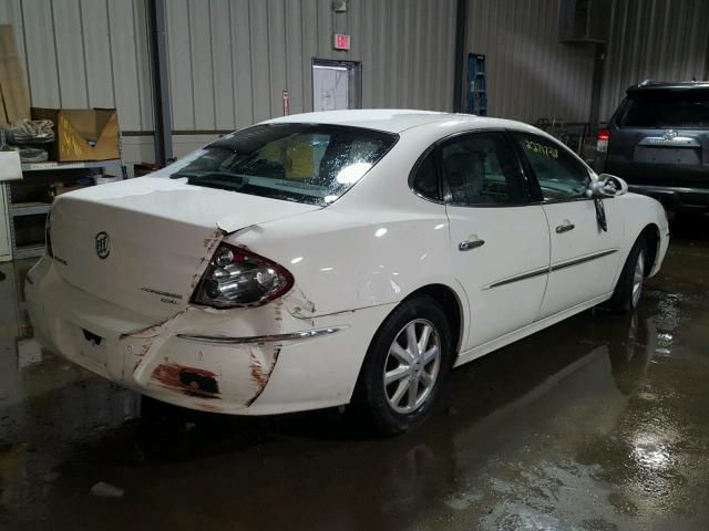 2G4WD532051297643 - 2005 BUICK LACROSSE C WHITE photo 4