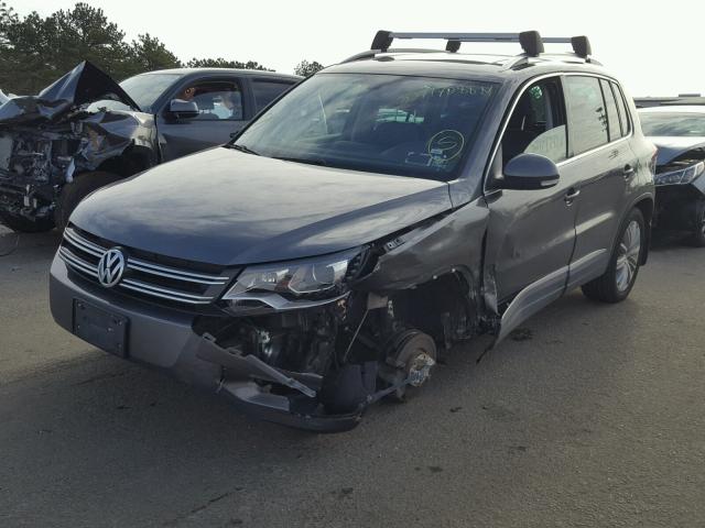 WVGBV7AX0GW526842 - 2016 VOLKSWAGEN TIGUAN S GRAY photo 2