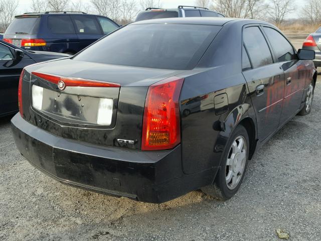 1G6DM577240190639 - 2004 CADILLAC CTS BLACK photo 4