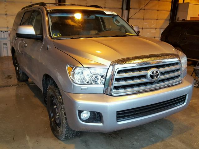 5TDBY64AX8S003651 - 2008 TOYOTA SEQUOIA GRAY photo 1