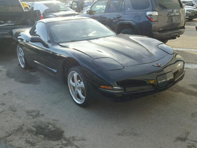 1G1YY22G945115103 - 2004 CHEVROLET CORVETTE BLACK photo 1