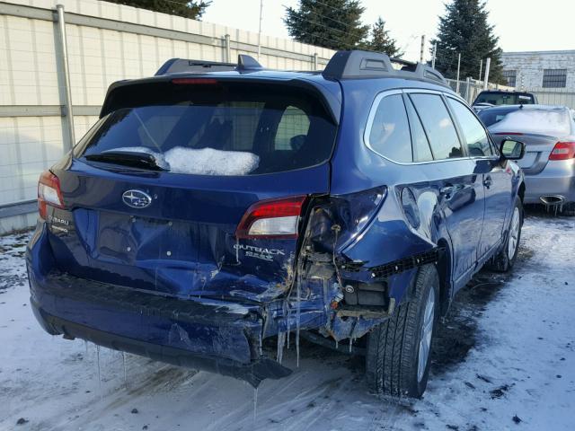 4S4BSAFC5H3284841 - 2017 SUBARU OUTBACK 2. BLUE photo 4