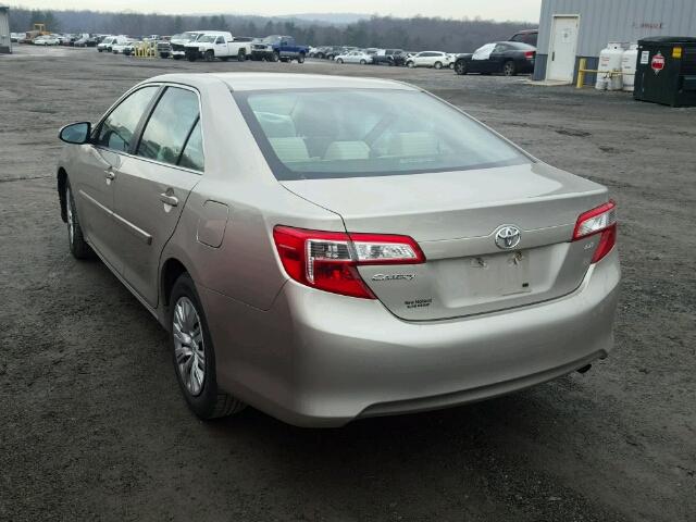 4T4BF1FK0DR331697 - 2013 TOYOTA CAMRY L SILVER photo 3