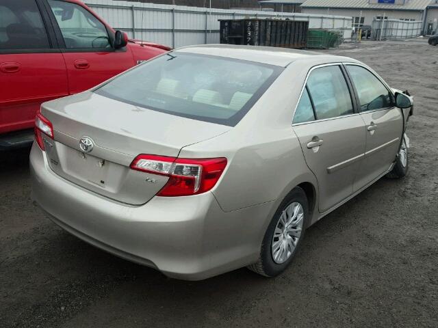 4T4BF1FK0DR331697 - 2013 TOYOTA CAMRY L SILVER photo 4