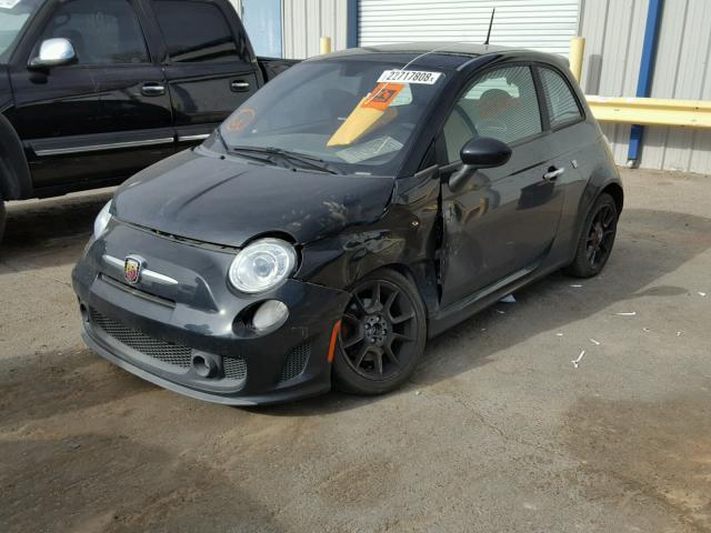 3C3CFFFH8DT749122 - 2013 FIAT 500 ABARTH BLACK photo 2