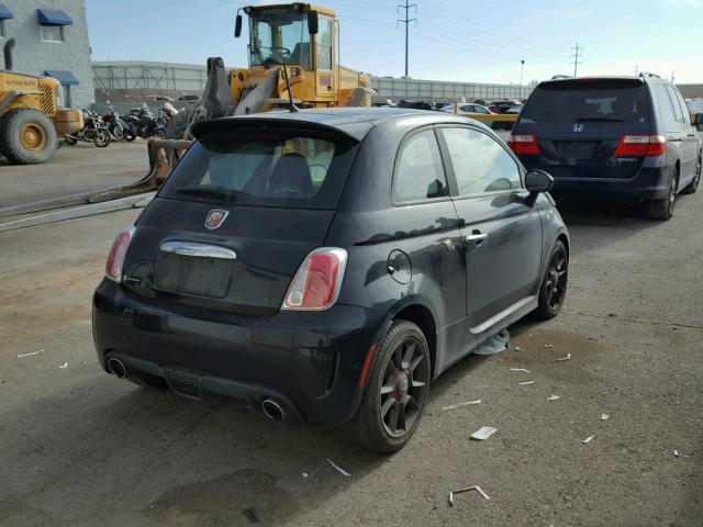 3C3CFFFH8DT749122 - 2013 FIAT 500 ABARTH BLACK photo 4