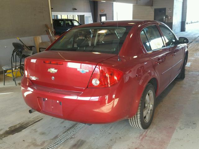 1G1AD5F53A7124340 - 2010 CHEVROLET COBALT 1LT RED photo 4