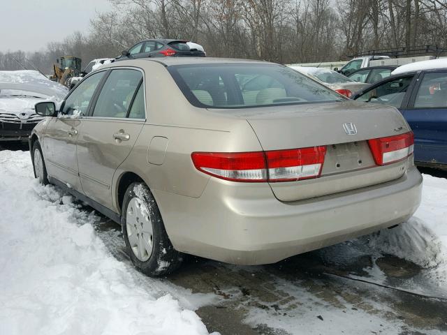 1HGCM56314A105714 - 2004 HONDA ACCORD LX GOLD photo 3