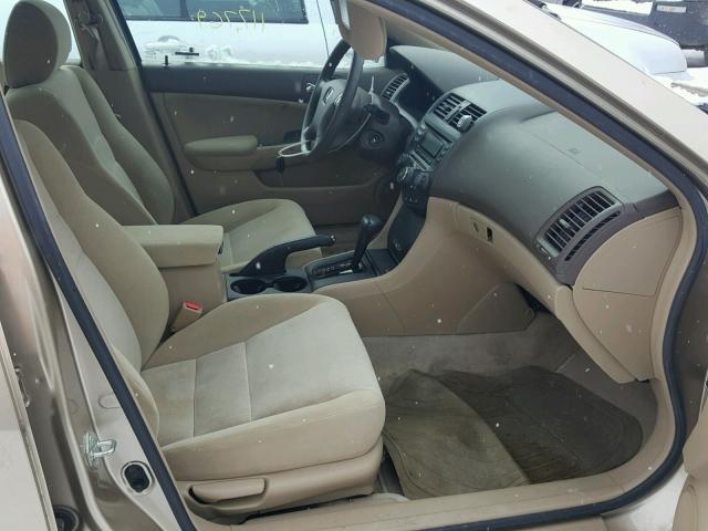 1HGCM56314A105714 - 2004 HONDA ACCORD LX GOLD photo 5