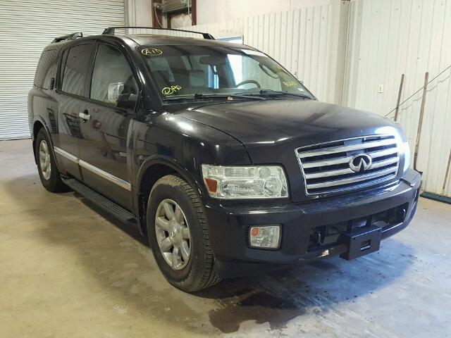 5N3AA08A14N812627 - 2004 INFINITI QX56 BLACK photo 1