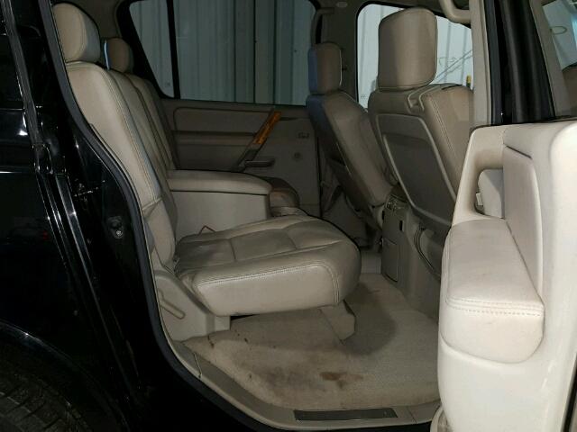 5N3AA08A14N812627 - 2004 INFINITI QX56 BLACK photo 6