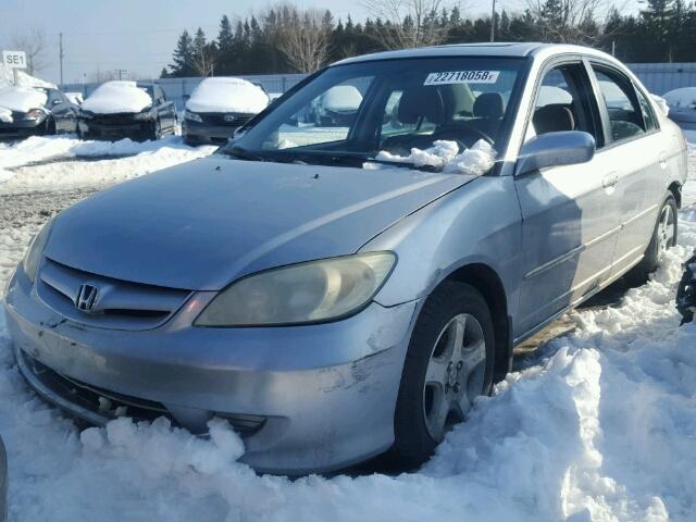 2HGES26774H556731 - 2004 HONDA CIVIC EX SILVER photo 2