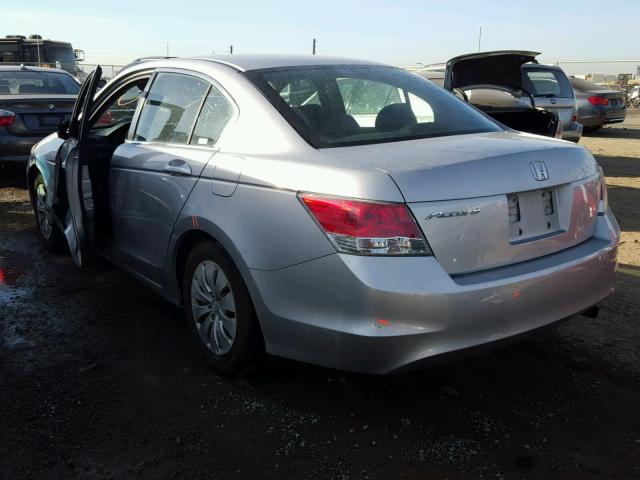 1HGCP2F31AA182262 - 2010 HONDA ACCORD LX SILVER photo 3