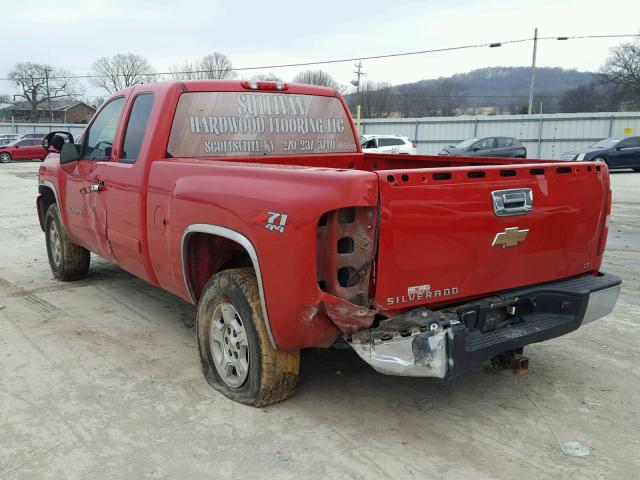 2GCEK19J281106662 - 2008 CHEVROLET SILVERADO RED photo 9