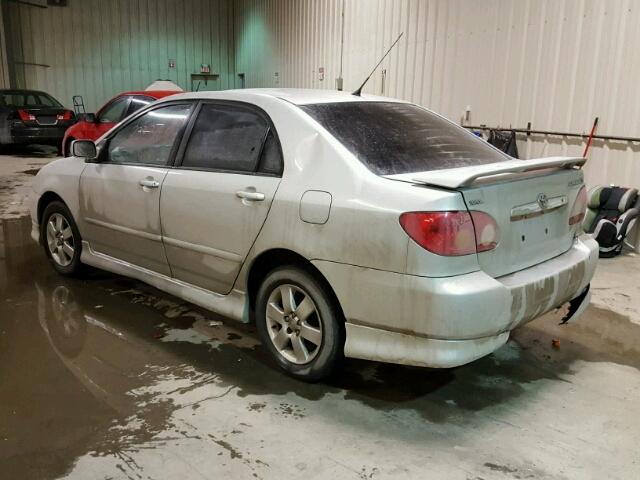 2T1BR32EX3C761315 - 2003 TOYOTA COROLLA CE SILVER photo 3