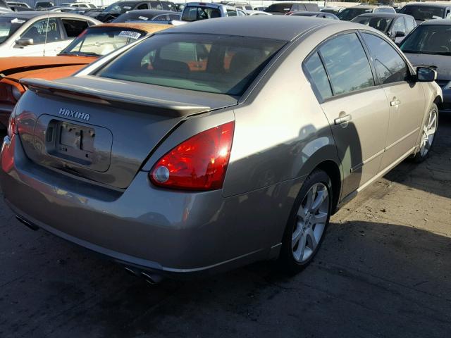 1N4BA41E17C804183 - 2007 NISSAN MAXIMA SE GRAY photo 4