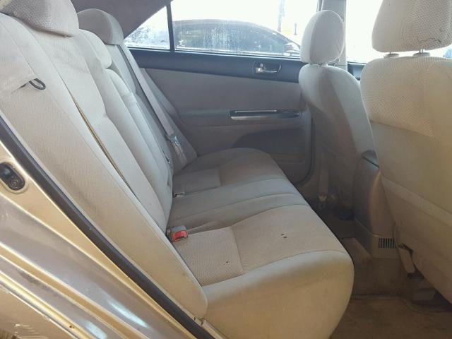4T1BF32KX2U009917 - 2002 TOYOTA CAMRY LE GOLD photo 6