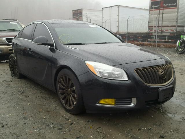 2G4GR5EK9C9132143 - 2012 BUICK REGAL BLACK photo 1