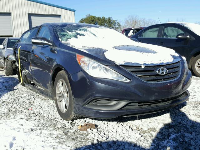 5NPEB4ACXEH891019 - 2014 HYUNDAI SONATA GLS CHARCOAL photo 1