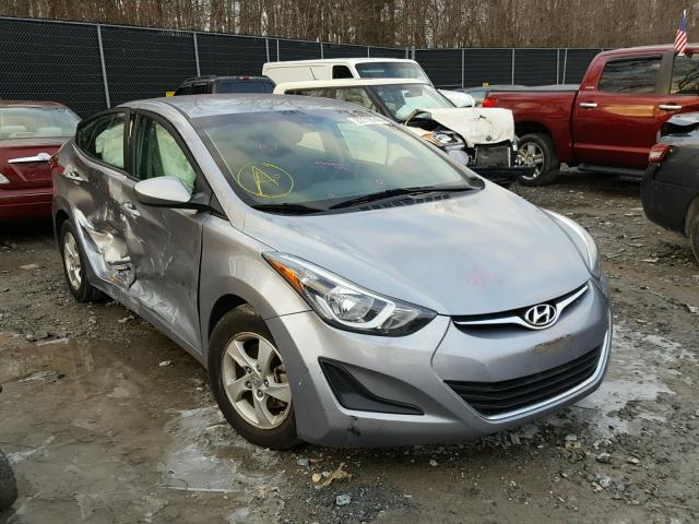 5NPDH4AE5FH650577 - 2015 HYUNDAI ELANTRA SE SILVER photo 1