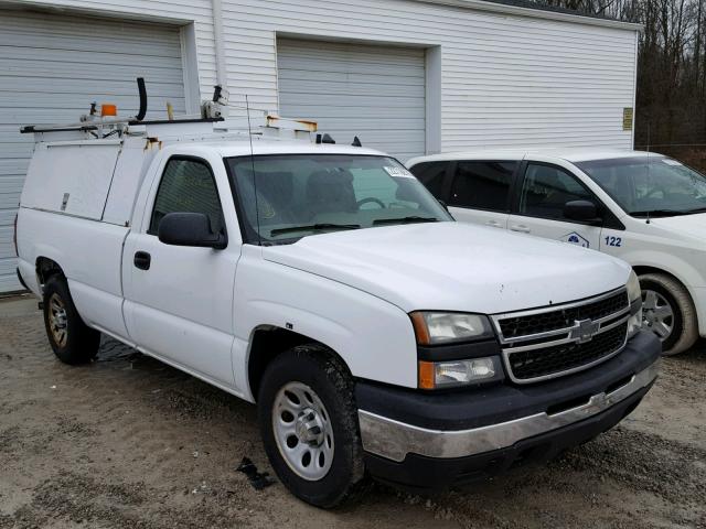 1GCEC14X17Z148982 - 2007 CHEVROLET SILVERADO WHITE photo 1