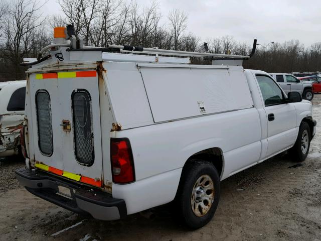 1GCEC14X17Z148982 - 2007 CHEVROLET SILVERADO WHITE photo 4