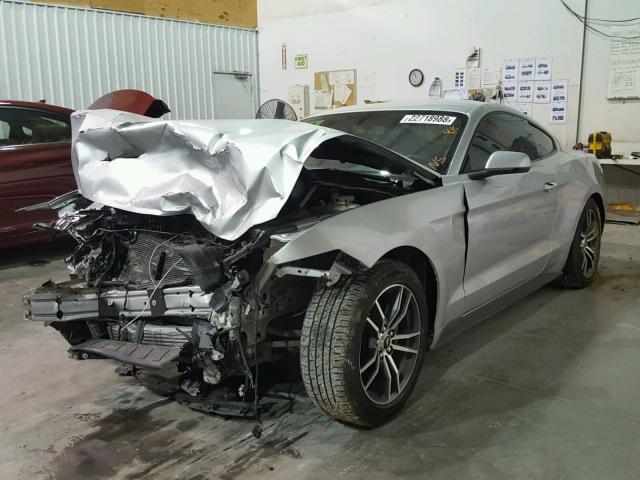 1FA6P8TH8H5218441 - 2017 FORD MUSTANG SILVER photo 2