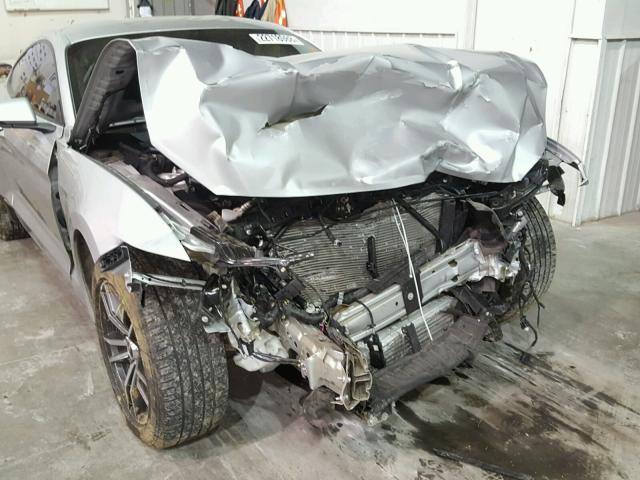 1FA6P8TH8H5218441 - 2017 FORD MUSTANG SILVER photo 9