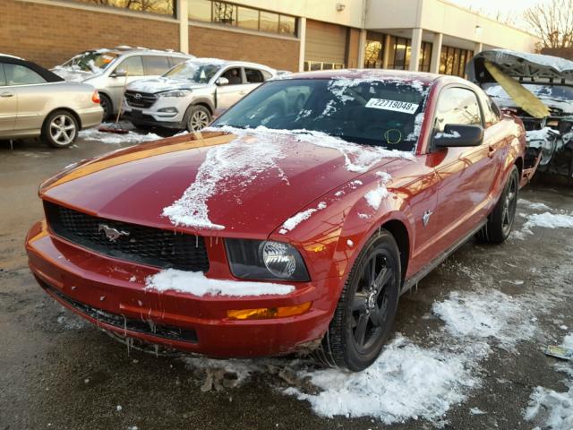 1ZVHT80N695119057 - 2009 FORD MUSTANG RED photo 2