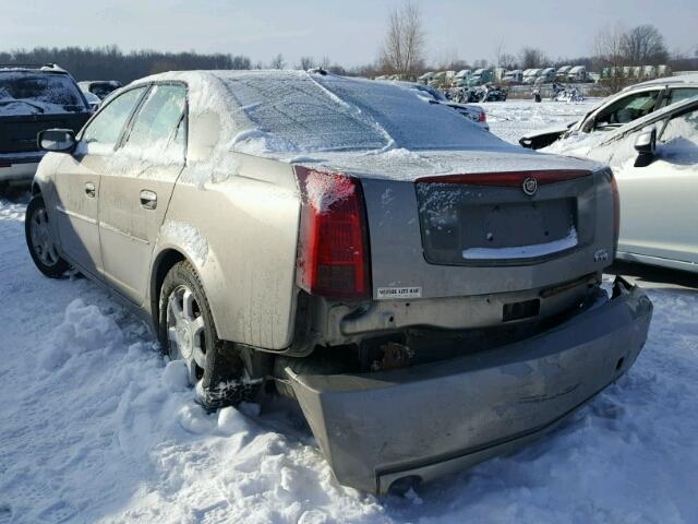 1G6DM577040121237 - 2004 CADILLAC CTS BROWN photo 3