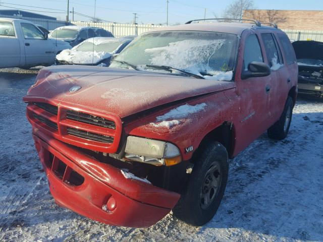 1B4HR28Y9XF646818 - 1999 DODGE DURANGO RED photo 2