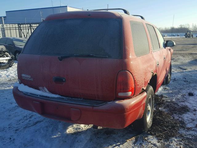 1B4HR28Y9XF646818 - 1999 DODGE DURANGO RED photo 4