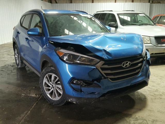 KM8J33A44HU274820 - 2017 HYUNDAI TUCSON LIM BLUE photo 1