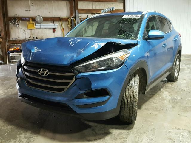 KM8J33A44HU274820 - 2017 HYUNDAI TUCSON LIM BLUE photo 2