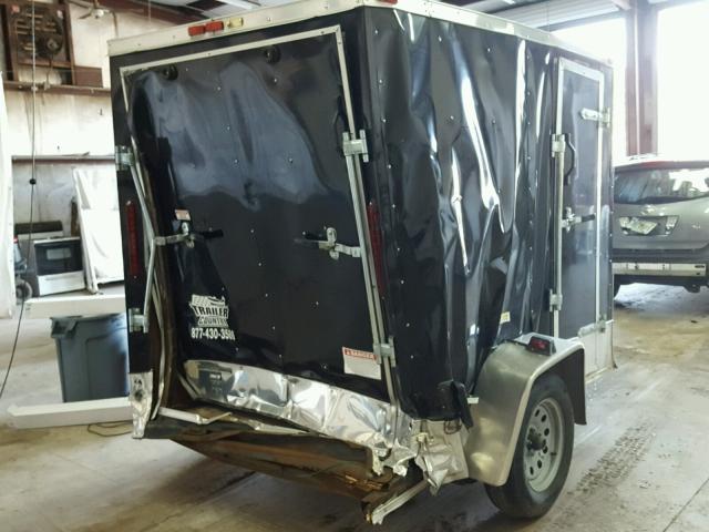 54GVC08D6E7010601 - 2014 CARGO TRAILER BLACK photo 4