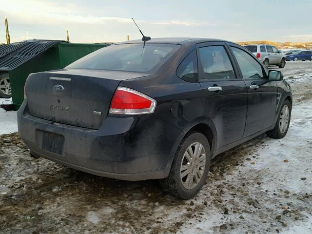 1FAHP37N09W228761 - 2009 FORD FOCUS SEL BLACK photo 4