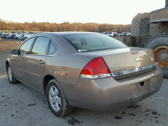 2G1WT58K969388812 - 2006 CHEVROLET IMPALA LT BROWN photo 3