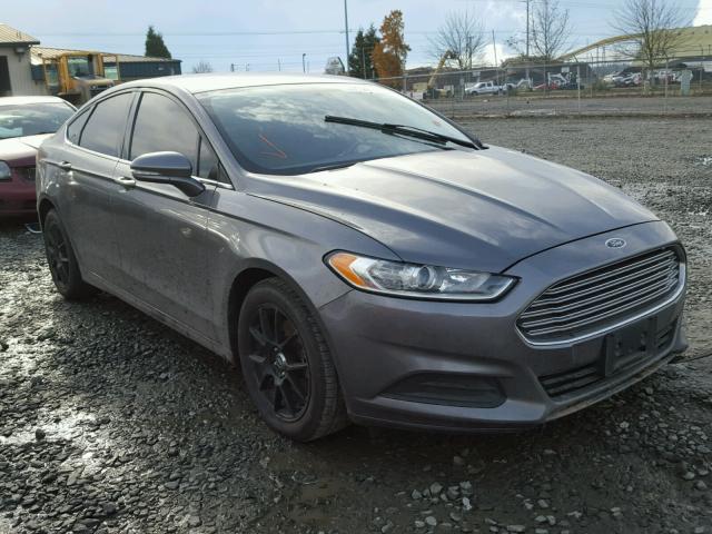 3FA6P0H77ER130412 - 2014 FORD FUSION SE CHARCOAL photo 1