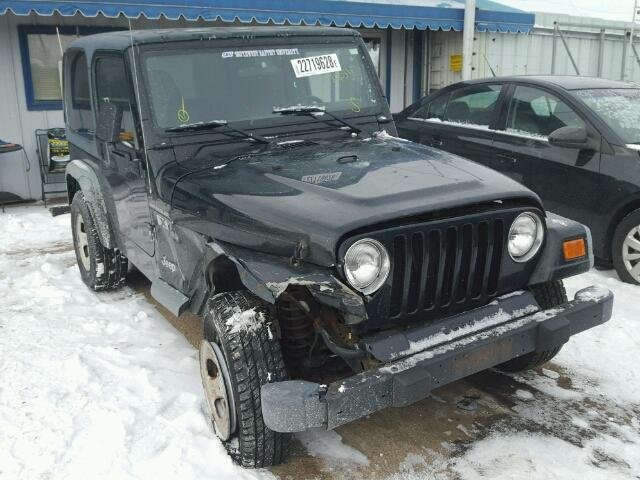 1J4FA39S72P762906 - 2002 JEEP WRANGLER / GRAY photo 1