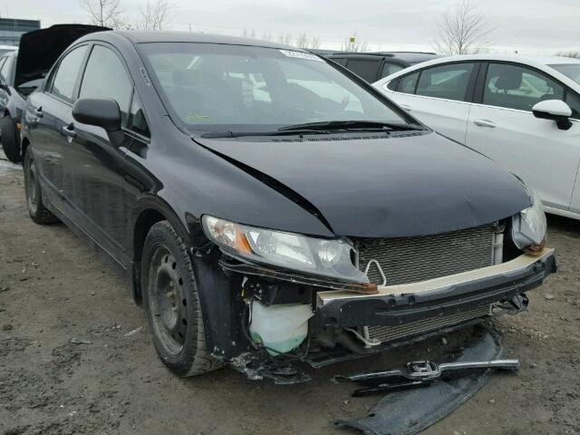 2HGFA16419H031131 - 2009 HONDA CIVIC DX-G BLACK photo 1